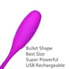 Recargable vibrador Dual 7 velocidades de doble cabeza saltar huevo bala consolador vibrador Anal enchufe trasero juguete adulto del sexo para un par de hombres de las mujeres ► Foto 2/6