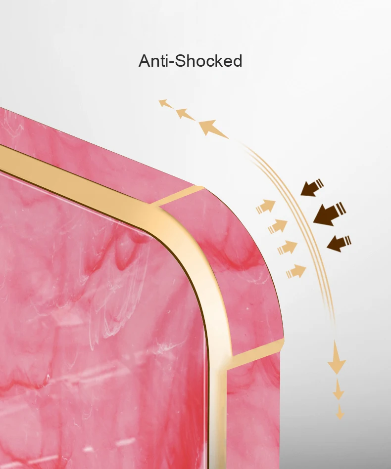 Luxury Shockproof Plating Soft Case For iPhone 13 12 11 Pro Max XS XR X R 8 7 Plus iPhone12 12Pro iPhone11 Marble Texture Covers