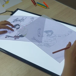 Portable LED Light Pad for Drawing, Digital Graphics, and Diamond Painting (A3(46x33.5cm))