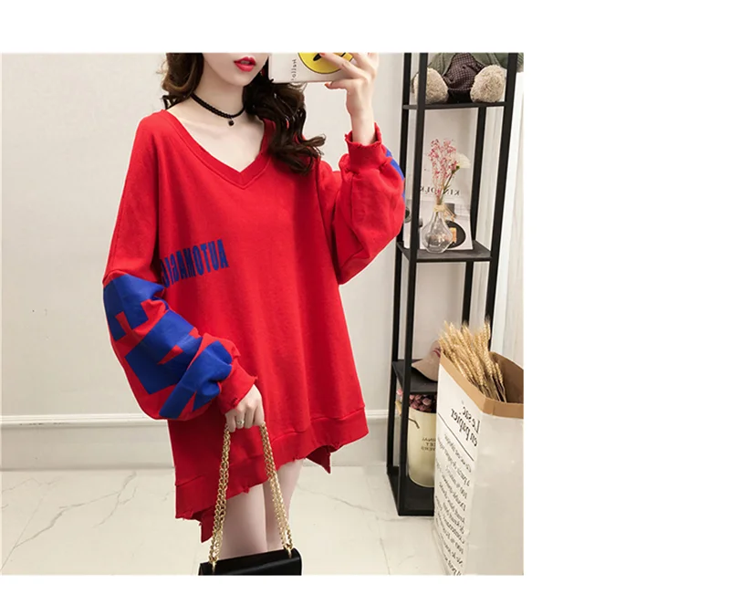 Women Hoodies Spring Harajuku Cool Jumpers Loose Long Sleeve Hoodies Sweatshirts Fashion Women Casual Sweatshirt Oversized