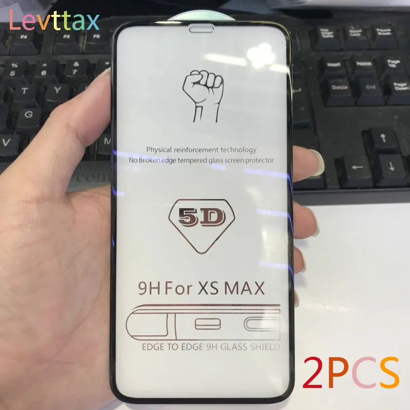 

2Pcs 5D Curved Edge Full Cover Screen Protector For iPhone 12 mini empered Glass For iPhone 11 Pro Max X XR XS Max 8 7 6S Plus