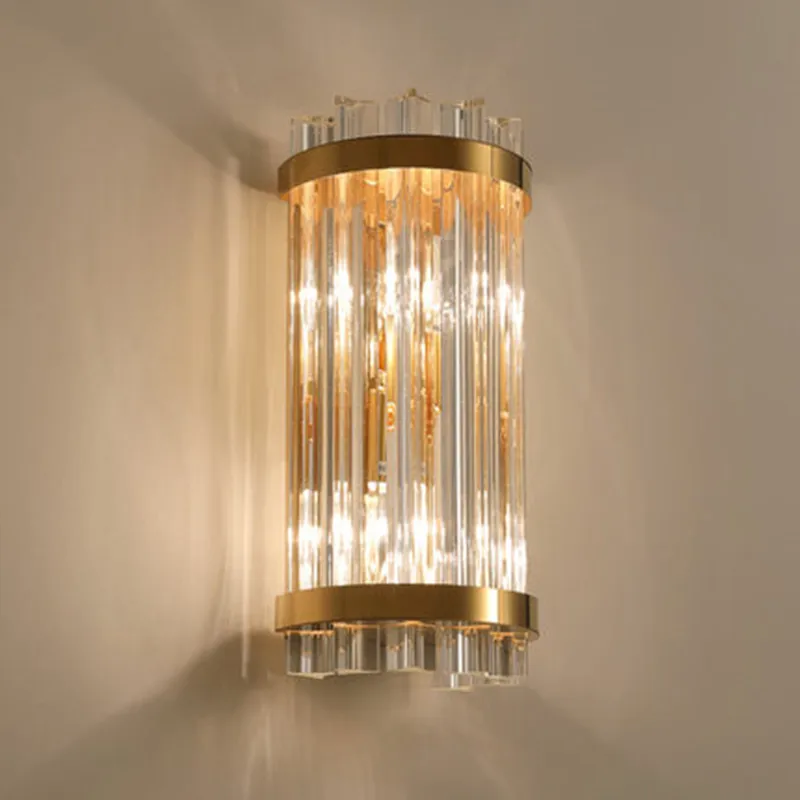 

Modern Living Room Luxury sconce wall lights Hotel Club Restaurant lamp Bathroom Crystal Wall Lights For Home bedside lamp
