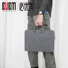 BUBM 13,3-15,6 дюймов Сумка для ноутбука Профессиональный дипломат чехол для переноски дорожная сумка-мессенджер Защитная сумка для ноутбука