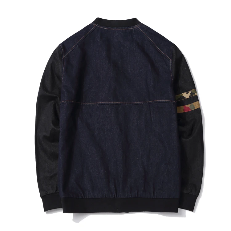 Осенние модели, отворачивающаяся Весенняя джинсовая куртка, пальто, Мужская свободная джинсовая куртка с принтом