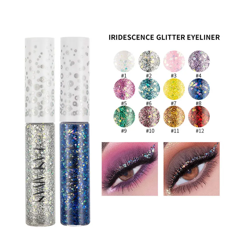 2019 Waterproof Smudge-proof Shimmer Liquid Eyeliner 12 Colors Luminous Eyeliner Liquid Long-lasting Easy to Color 2019 Waterproof Smudge-proof Shimmer Liquid Eyeliner 12 Colors Luminous Eyeliner Liquid Long-lasting Easy to Color