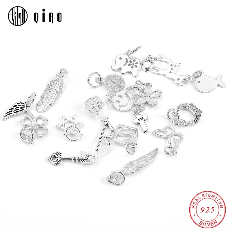 Sterling Silver 925 Jewelry Making Pendants | Sterling Silver 925 Charms  Necklace - Charms - Aliexpress