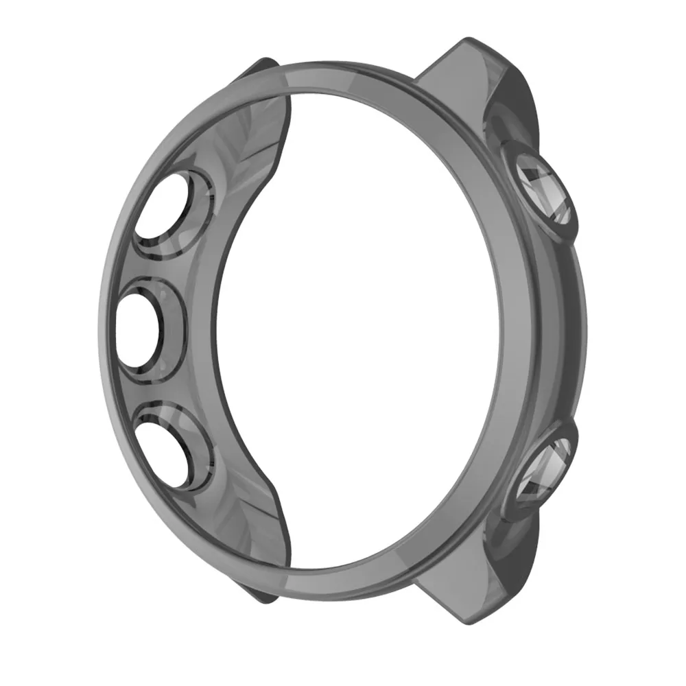 Высококачественный чехол-бампер с рамкой для часов Garmin Forerunner 245, защитные аксессуары, мягкий полупрозрачный чехол для часов из ТПУ