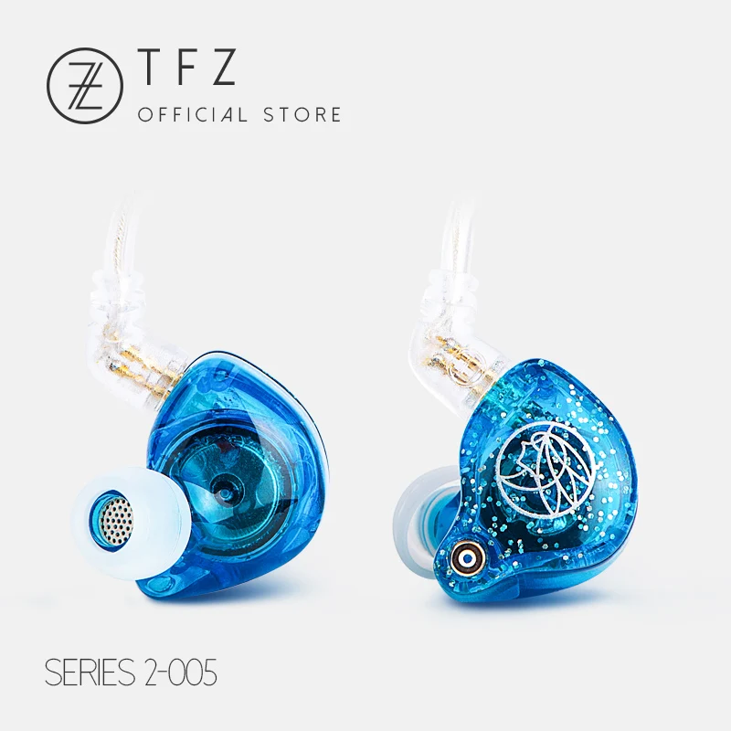 TFZ S2 T2 HiFi наушники вкладыши Наушники DJ монитор бег спортивные наушники HIFI гарнитура вкладыши - Цвет: 005Blue
