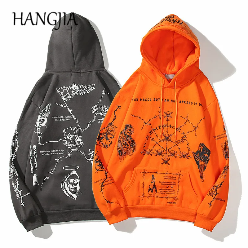 orange sweatshirt men