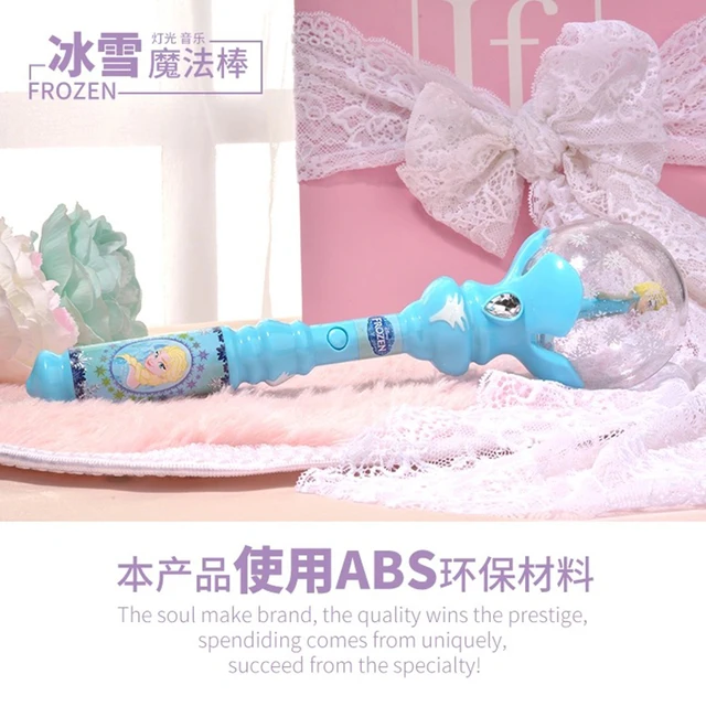Disney Frozen 2 elsa anna princess Music Magic wand Girl Toys with Original  box  Makeup Toys Birthday Christmas Gift 2