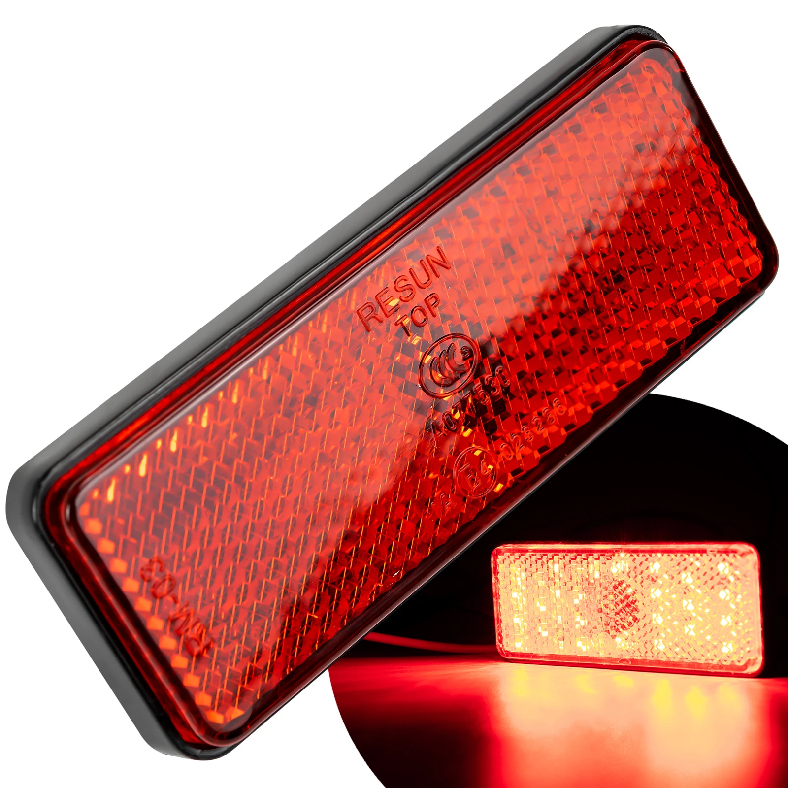 Led Tail Driving Running Lights Reflector Brake Stop Lamp Motorcycle