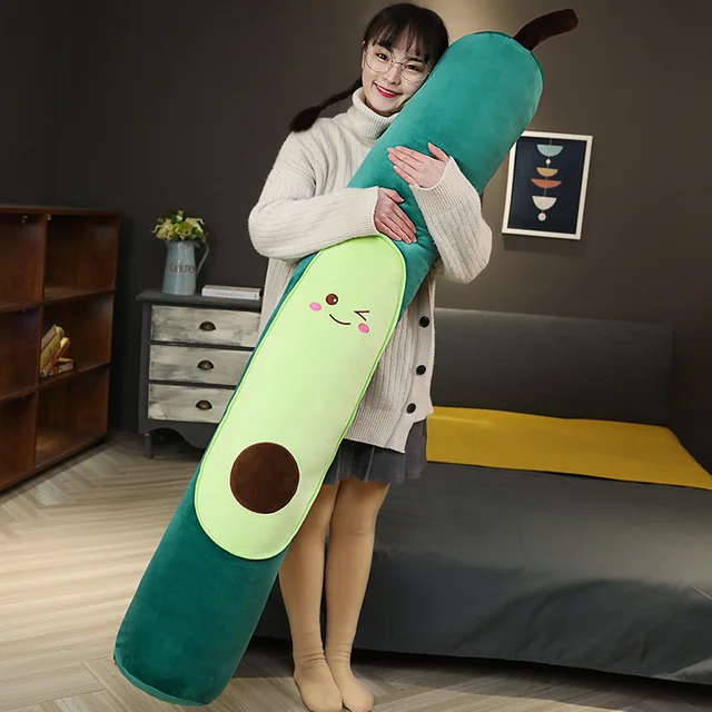 Cartoon Plush Toys Avocado Cute Dinosaur Long Soft Toys Office Lunch Break Nap Sleep Pillow Cushion Stuffed Gift Doll for Kids 4
