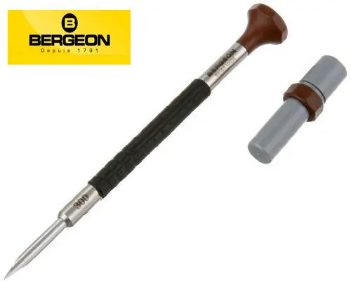 Bergeon 6899 Swiss Made Micro отвертка с плоской головкой в миллиметровом слоте отвертка для ремонта часов имеет два фреза