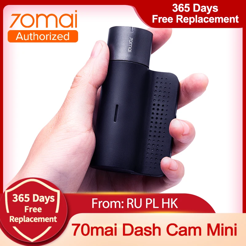 70mai Dash Cam мини оригинальный умный Автомобильный видеорегистратор Камера Wi Fi 1600P HD
