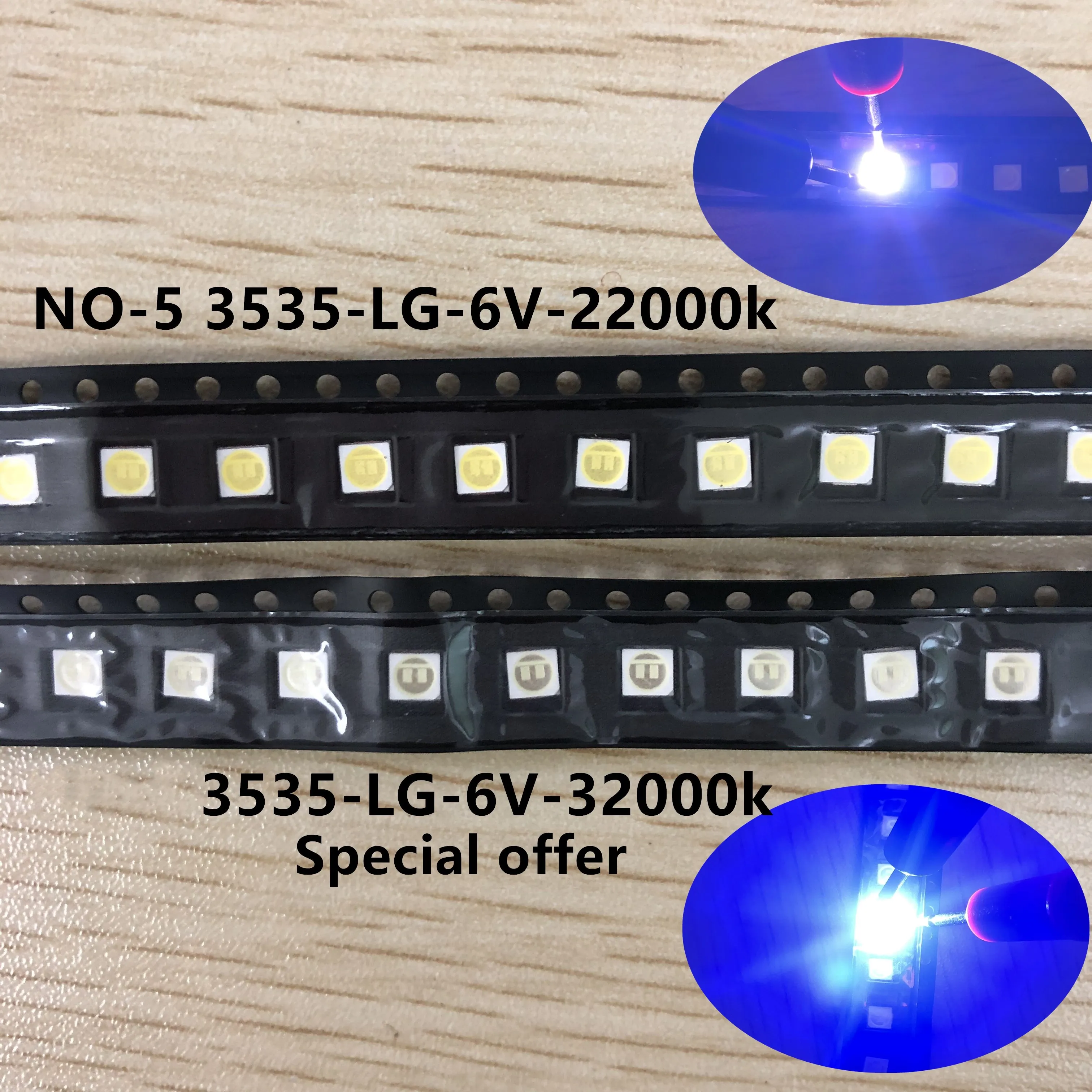 Светодиодная подсветка LG Innotek 50 шт. светодиодная высокой мощности 2 Вт 6 в 3535