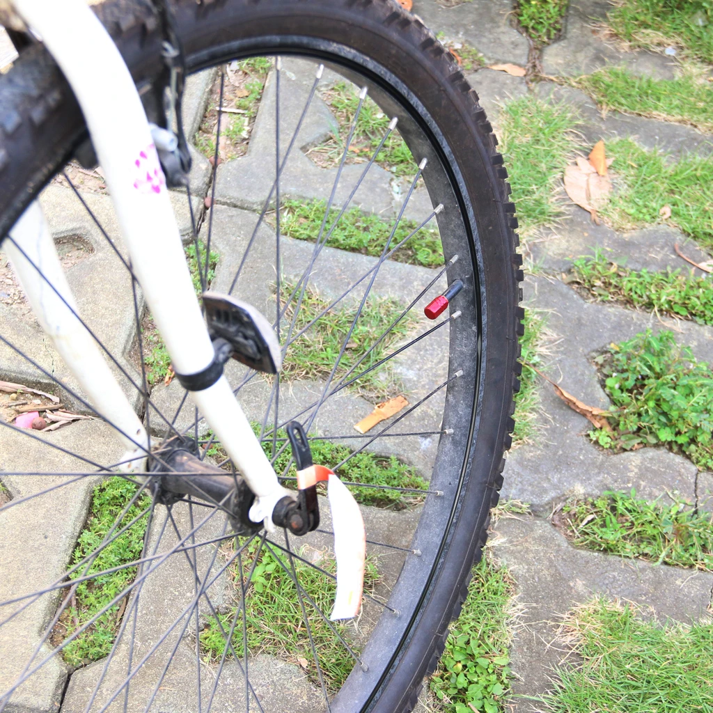 10 Pieces Car Motorcycle Tire Schrader Valve Cap Truck Valve Cap - Red