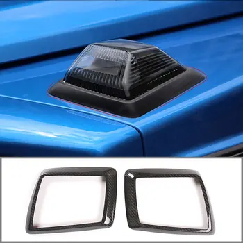 

Real Carbon Fiber Car Cover Turn Signal Side Decorative Frame For Mercedes-Benz G-Class 2019-2020 Vehicle Accessories