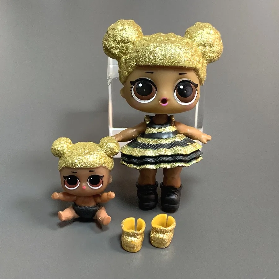 1 LOL SURPRISE "QUEEN BEE" GLITTER BIG SISTER DOLL SHOES DRESS ACCESSORIES 