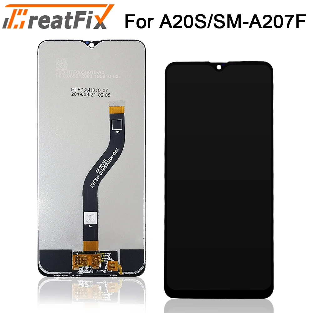 Black Color Для samsung A20s A207 SM-A207F дисплей ЖК-экран Замена для samsung A20s SM-A207F A2070 дисплей ЖК-экран модуль - Цвет: Black Color