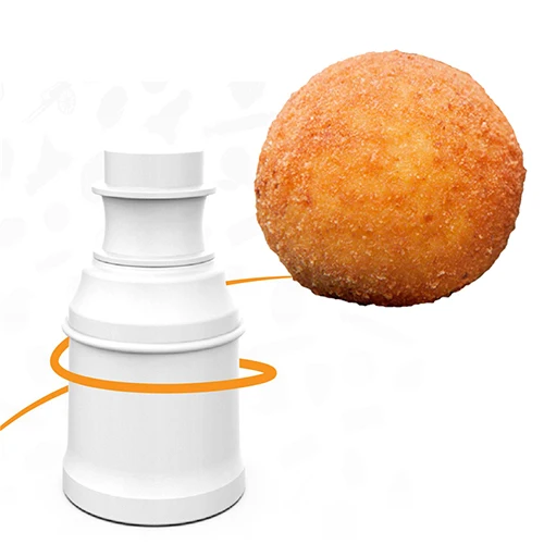 Round head Arancini производитель пресс-формы, 160 грамм, рисовый шар производитель пресс-формы, самодельный фаршированный мясной шариковый производитель, точечная/круглая форма - Цвет: Round head