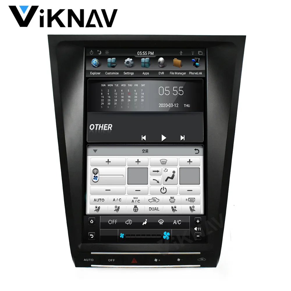 

12.1 Inch Android PX6 4G+64G Car GPS Multimedia Player Radio For-Lexus GS 2005-2011 Auto stereo DVD player