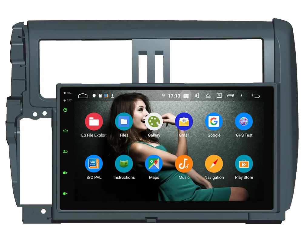 Klyde " ips 4G Android 9 Восьмиядерный 4 Гб ОЗУ 64 Гб ПЗУ DSP BT автомобильный DVD мультимедийный плеер радио для Toyota Prado 150 LC150 2010-2013