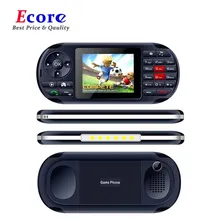 Портативный игровой плеер Мобильный телефон 2," lcd HD экран GPRS факел Две сим FM Whatsapp Популярные идеальные игры мобильный телефон