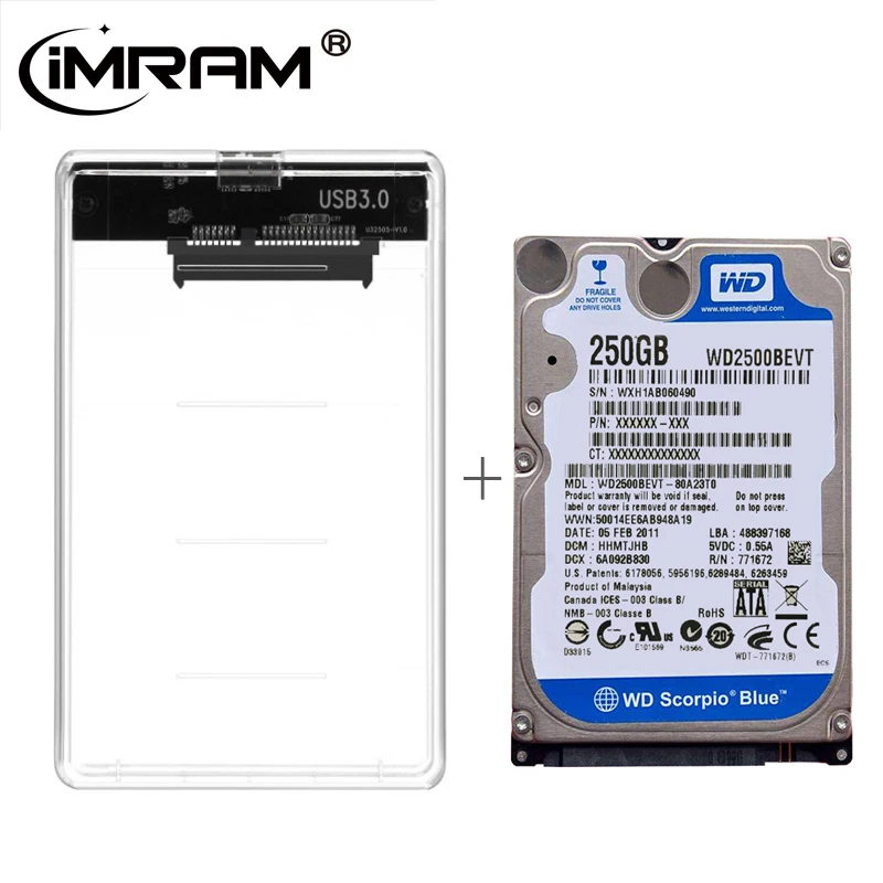 Внешний жесткий диск WD HDD 320 ГБ 500 USB3.0 750 ТБ | Компьютеры и офис