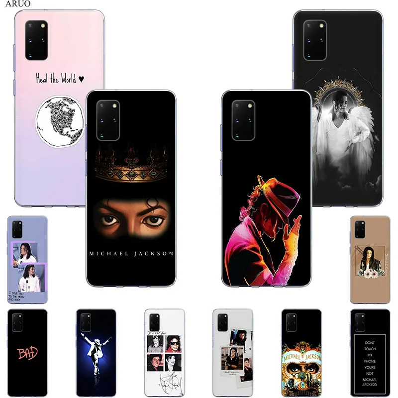 Phone Case For Samsung S20 Ultra S10 Lite S9 S8 Plus Michael Jackson Cover for Samsung Note 20 10 Pro 9 8 Soft Silicone Cases