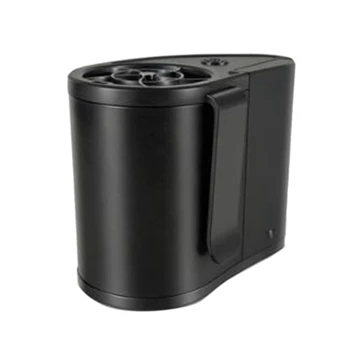 

10W Dual Battery Mobile Air Conditioning Cooler Usb Waist Fan Portable Mini Fan Black For Hanging Waist Fan,Black