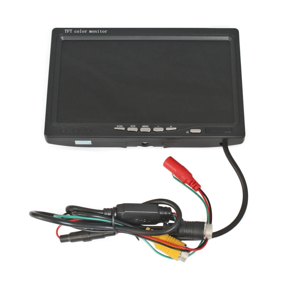 DIYSECUR " TFT lcd цветной монитор заднего вида Автомобильный монитор с 2 x 4PIN видео входом Diaplay две камеры изображения