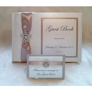 

Personalised Wedding Guest Book. Bespoke.Birthday Keepsake Book cutom Rustic Different Colour Wedding Instant Photo Book booth