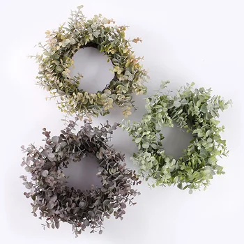 

Artificial Wreath Garland Plants Foliage Rattan Flowers Ivy Wall Wedding Decor