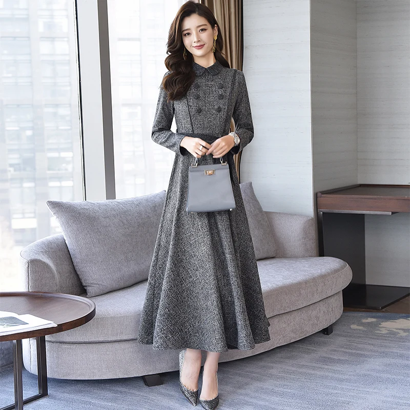 KMETRAM Herfst Winter Gebreide Maxi Jurk Vrouwen Kleding 2019 Vintage Party Lange Mouwen Jurk Elegante Dames Jurken Vestidos MIJN KMETRAM Herfst Winter Gebreide Maxi Jurk Vrouwen Kleding 2019 Vintage Party Lange Mouwen Jurk Elegante Dames Jurken Vestidos MIJN