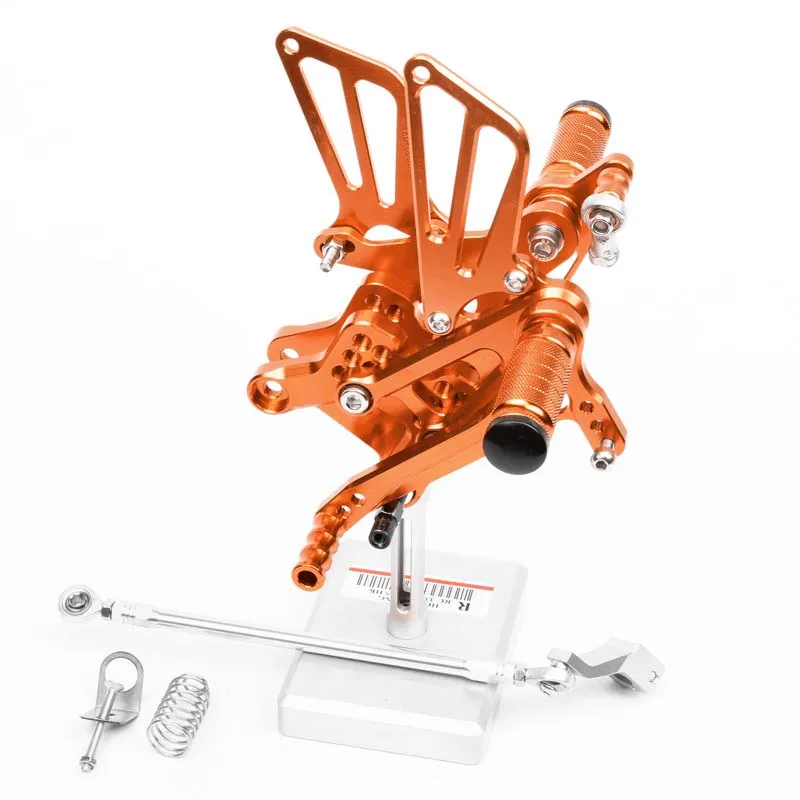 SMOK педаль мотоцикла для Honda F4 1999-2000 F4i 2001 2002 2003 2004 2005 2006 2007 алюминиевый сплав Rearset подножки