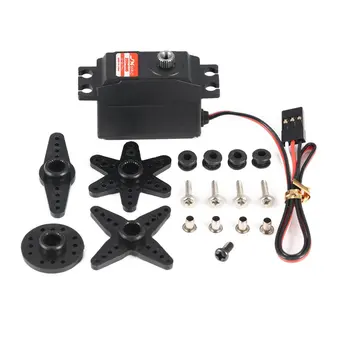 

JX PDI-2504MG 4.8V-6V 4KG Metal Gear Digital Core Servo for RC 450 500 Helicopter Fixed-wing Airplane Parts hz