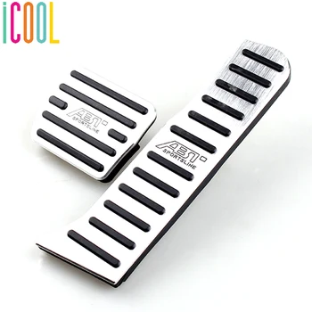 

Car Accelerator Gas Brake Pedals Foot Rest Pedal 2Pcs for VW Beetle 2013 - 2020 Styling Accessories