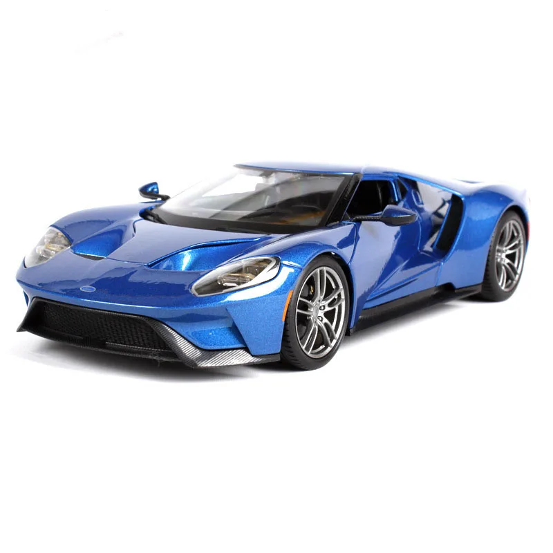 Модель автомобиля Maisto 1:18 литая из металлического сплава Ford GT 2017 высокие модели