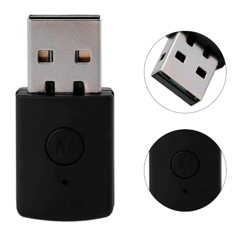 Kebidu Bluetooth 4,0+ EDR USB Bluetooth беспроводной USB адаптер 3,5 мм ключ последняя версия использования для PS4 Для bluetooth-гарнитуры