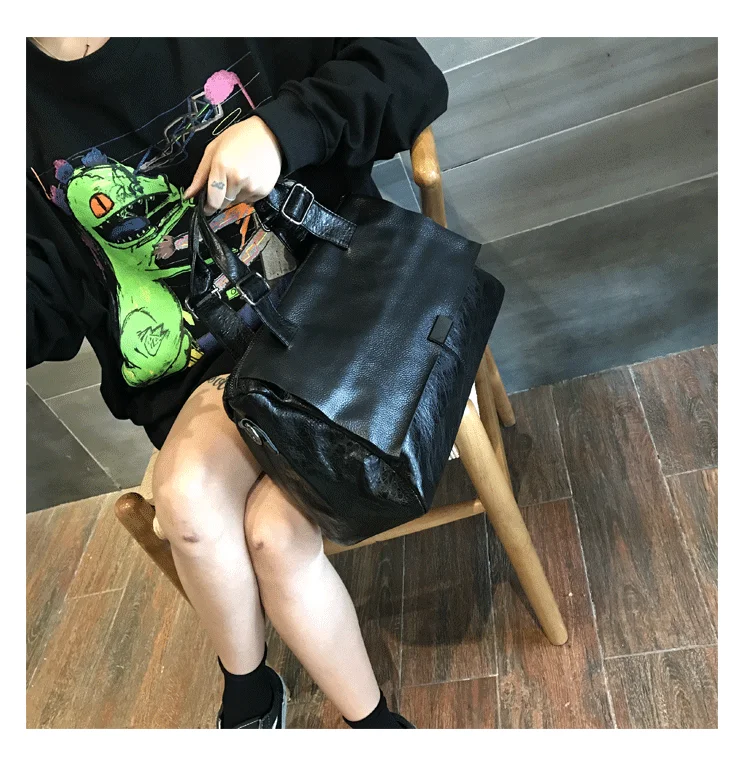 women winter pu leather bag OL black one shoulder bag female brown blue green casual crossbody messenger bag