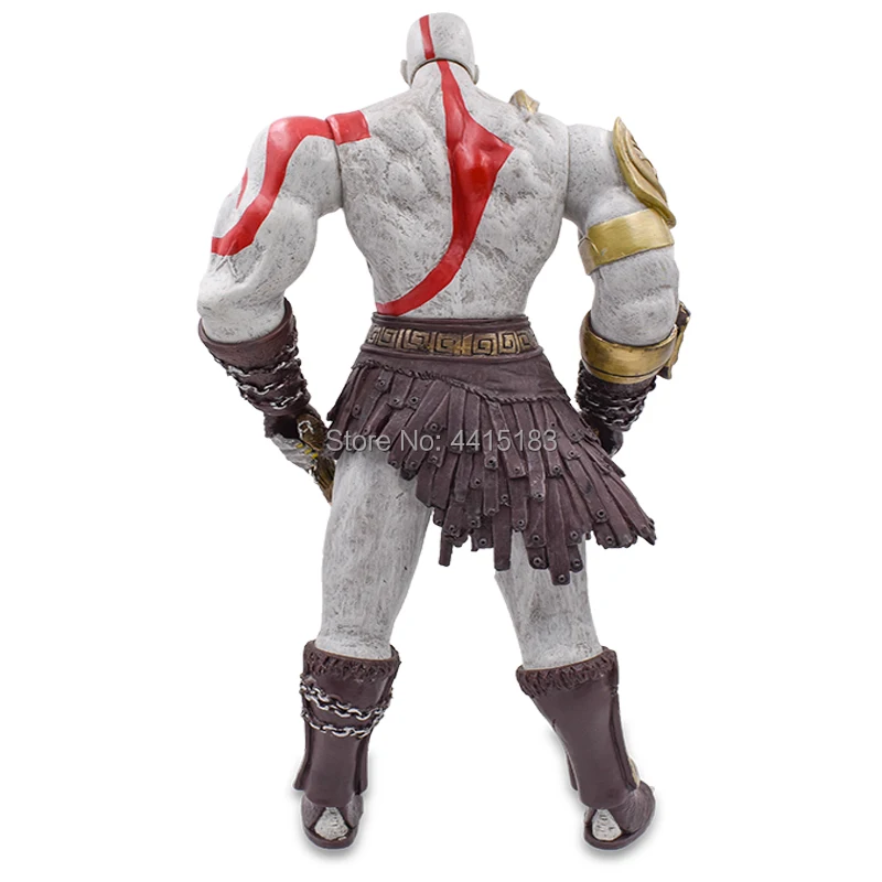 Игрушки NECA Game God of War ПВХ фигурка призрак Спарты Кратос Коллекционная модель кукла игрушка 45 см масштаб подарок в коробке