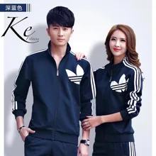 KE для мужчин и женщин, для мужчин и женщин, спортивные костюмы, спортивный костюм, синий, для бега, фитнеса, большого размера плюс, пара брюк, свитер для влюбленных