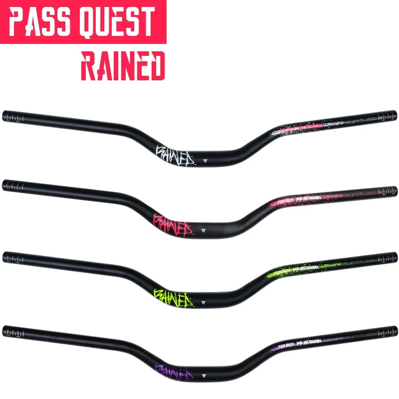 

PASS QUEST RAINED MTB mountain bike handlebar aluminum alloy 31.8X750mm for BMX AM DH Tupo and other heavy mountain bikes