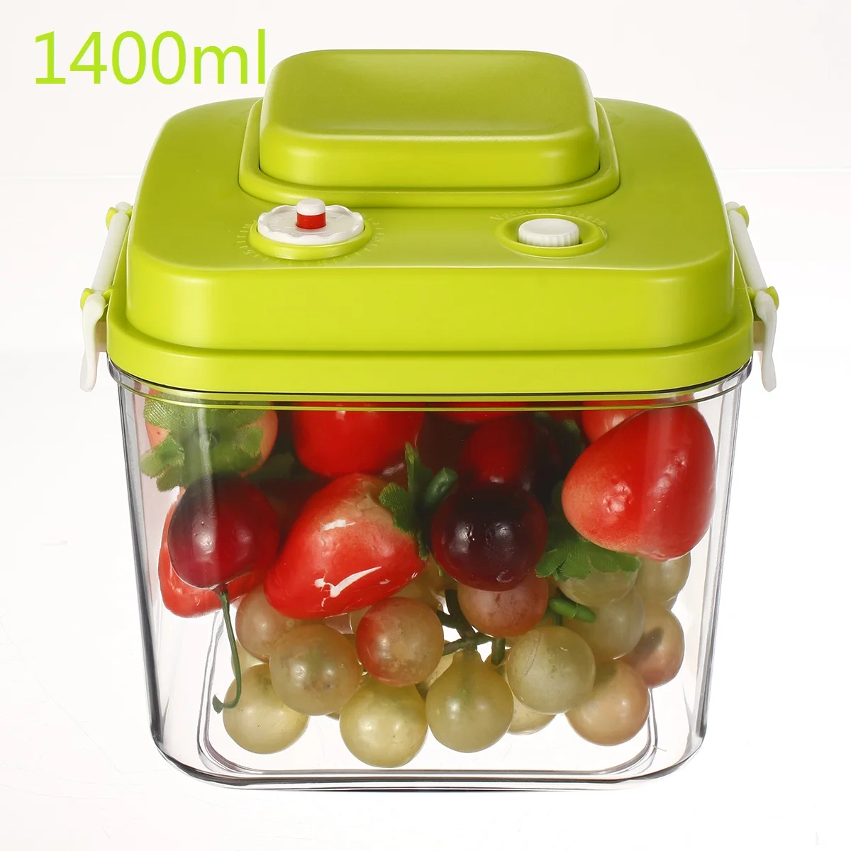 1400ML 500/1400/3000 мл вакуумный упаковщик контейнеры свежая банка влагозащитный чайник еда герметичный горшок вакуумный упаковщик горшки для уплотнения еды s - Цвет: 1400ML