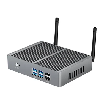 

BEBEPC Mini PC Intel Core i3 5005U i5 4200U 5200U i7 4500U Fanless DDR3L HDMI WiFi Windows 10 HD Graphics Nettop Office Computer