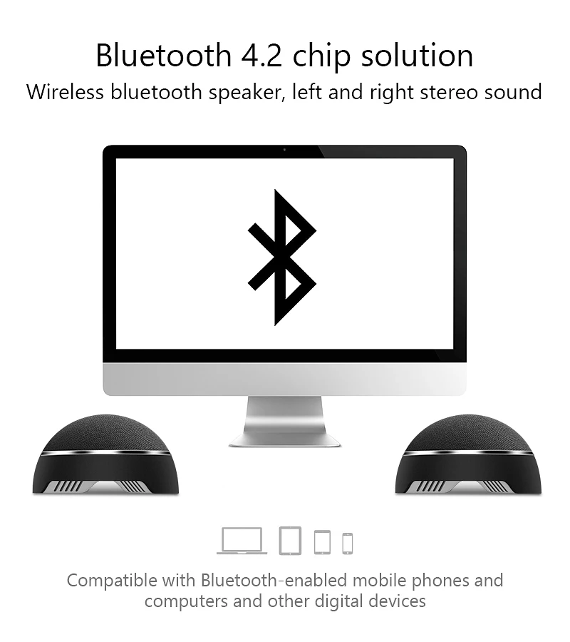 Наушники-вкладыши TWS Bluetooth Динамик Беспроводной 2 в 1 с магнитной застежкой и громкий Динамик Handfree вызова MIC Беспроводной Динамик s басовый Altavoz высокое качество