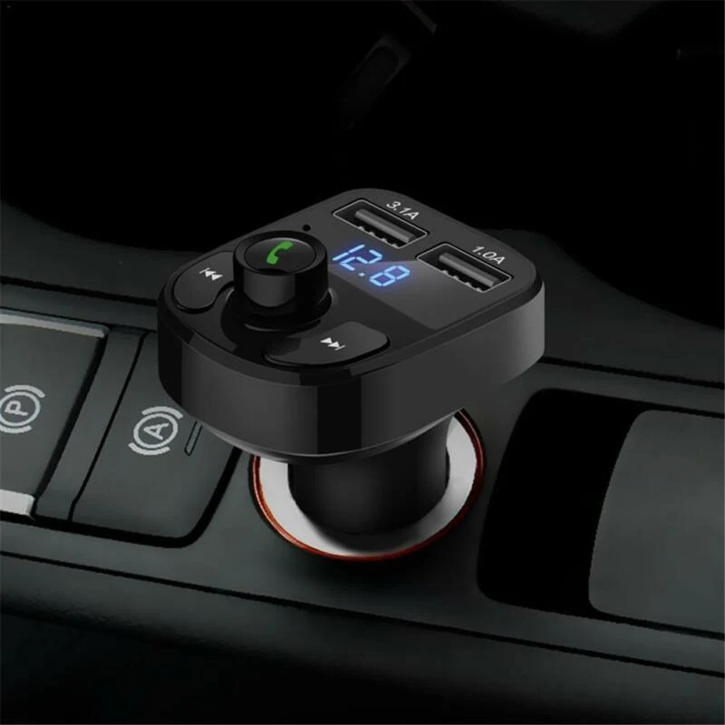 Супер Bluetooth fm-передатчик беспроводной радио адаптер MP3-плеер двойной зарядное устройство usb