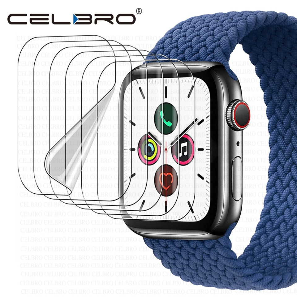 Купить Screen Protector for Apple Watch 6 iWatch SE 5 4 40MM 44MM Soft Full Protective Film 3 2 1 38MM 42MM Not Glass  Электроника | Smart Accessories (1005001571054120)