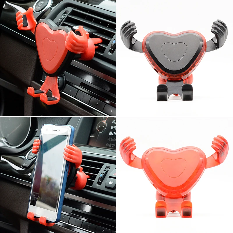 Car Bracket Car Mount Holder Multifunction Car Phone Holder Navigation Air Outlet PC Gravity Durable