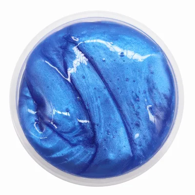Жемчужный порошок клей для слимов добавки Лизун Полимерная глина для слимов принадлежности светильник Пластилин амулеты набор слизи антистресс - Цвет: Blue